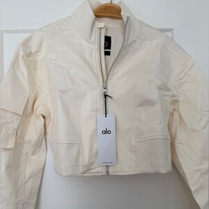 ALO Yoga Women's Night Out Cargo Jacket in Ivory